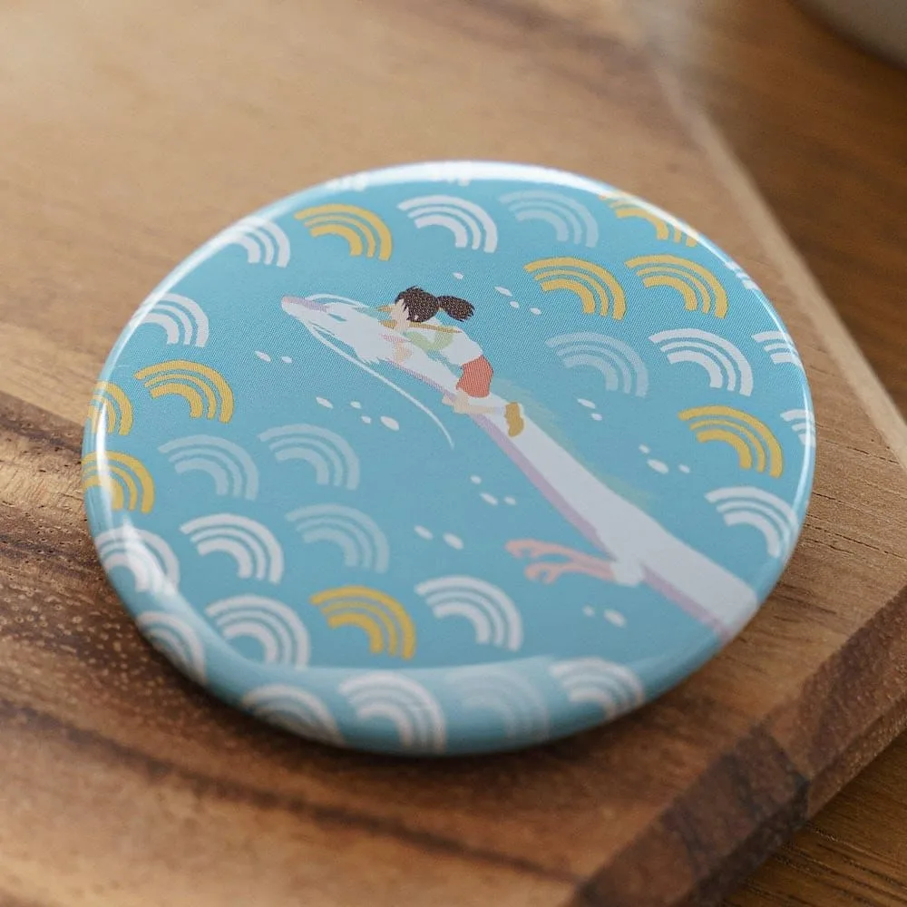 Spirited Away Pin – Chihiro and Haku Dragon 5 cm
