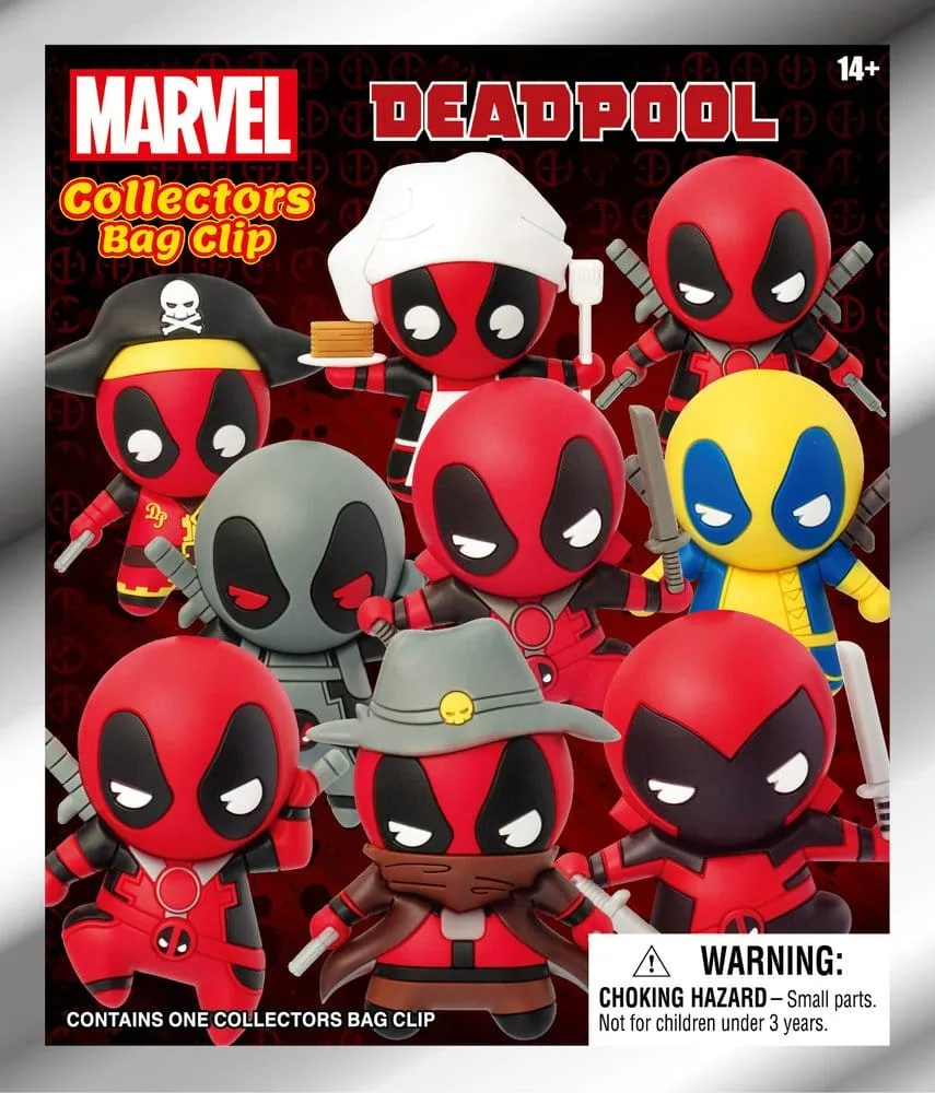 Deadpool Bag Clip Display – Series 1 24 Blind Bags 2