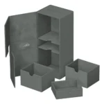 Ultimate Guard Deck Box – Twin Flip’n’Tray 266+ Xenoskin Grey 1