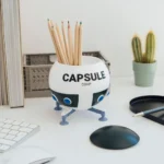 Dragon Ball Z Pencil Holder – Capsule Corp Spaceship 13 x 13 x 14 cm 4