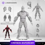 Legendari Action Figure – Crimson Enforcer 1/10 18 cm 4