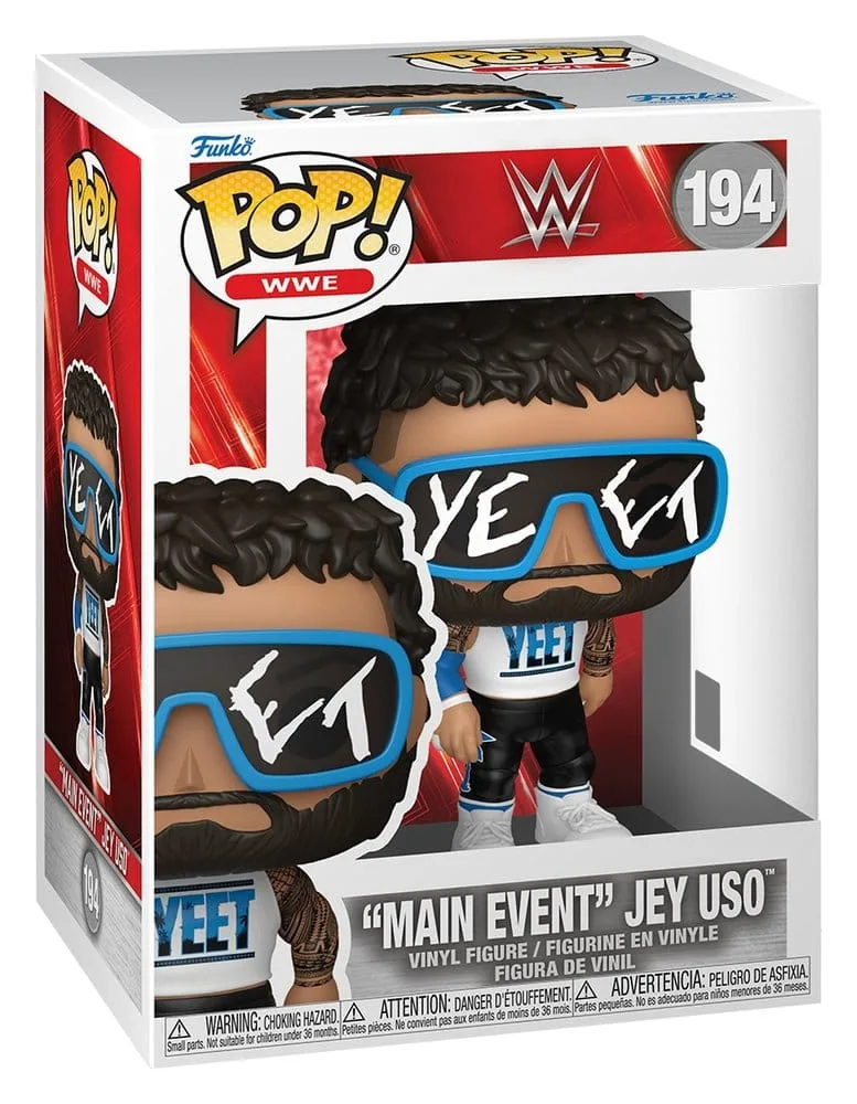 WWE Vinyl Figure – POP Main Event Jey Uso 9 cm 2