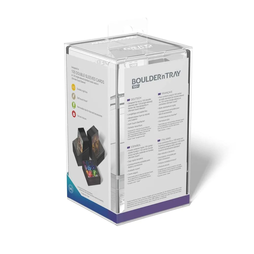 Ultimate Guard Deck Box – Boulder’n’Tray 100+ Clear 12