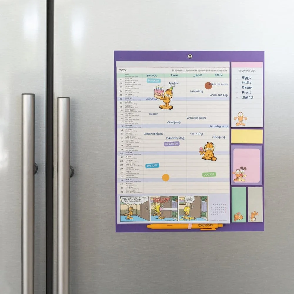 Garfield Magnetic Planner – 2026/27 30 x 35 cm 2