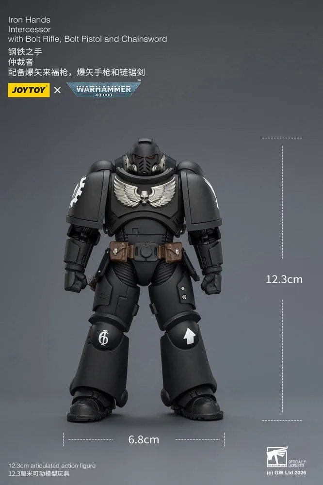 Warhammer 40,000 Action Figure – Iron Hands Intercessor 12.3 cm 10