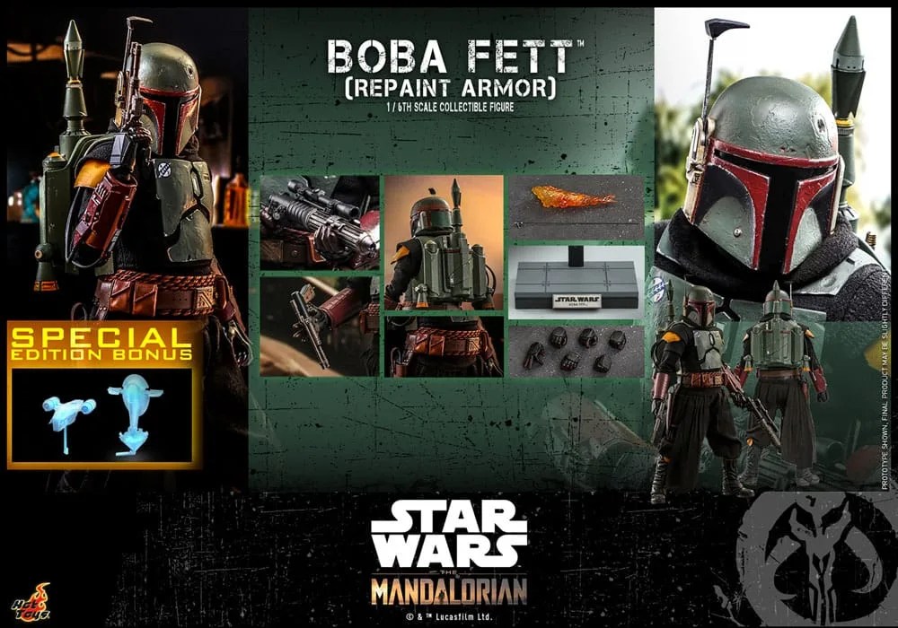 Star Wars Action Figure – Boba Fett Repaint Armor Special Edition 30 cm 7