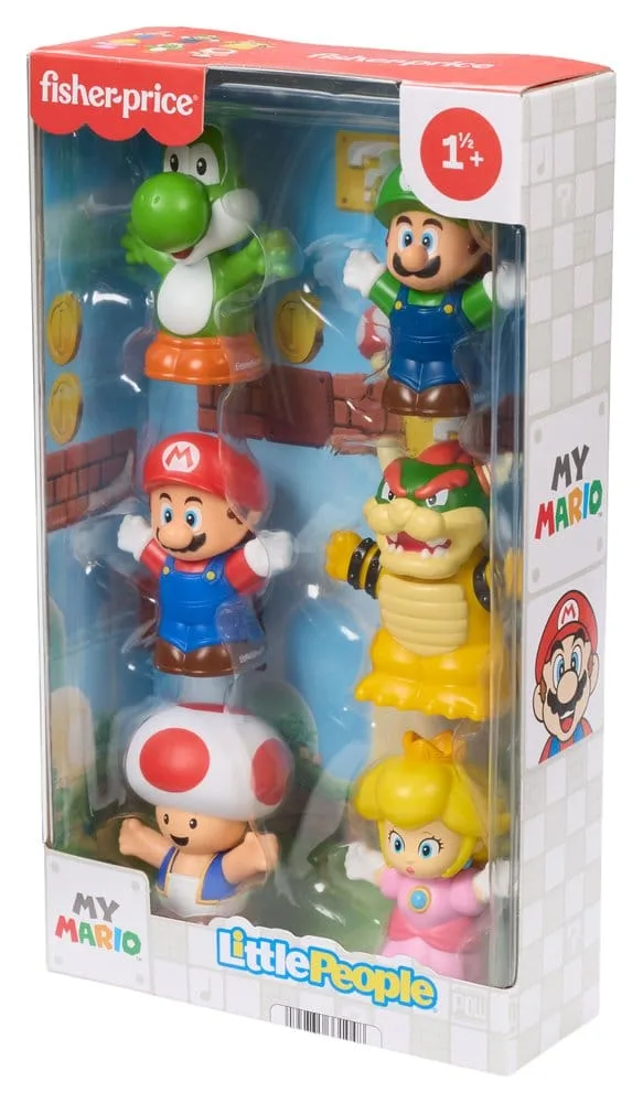 My Mario Mini Figures – Little People Collector 6-Pack 7 cm 6