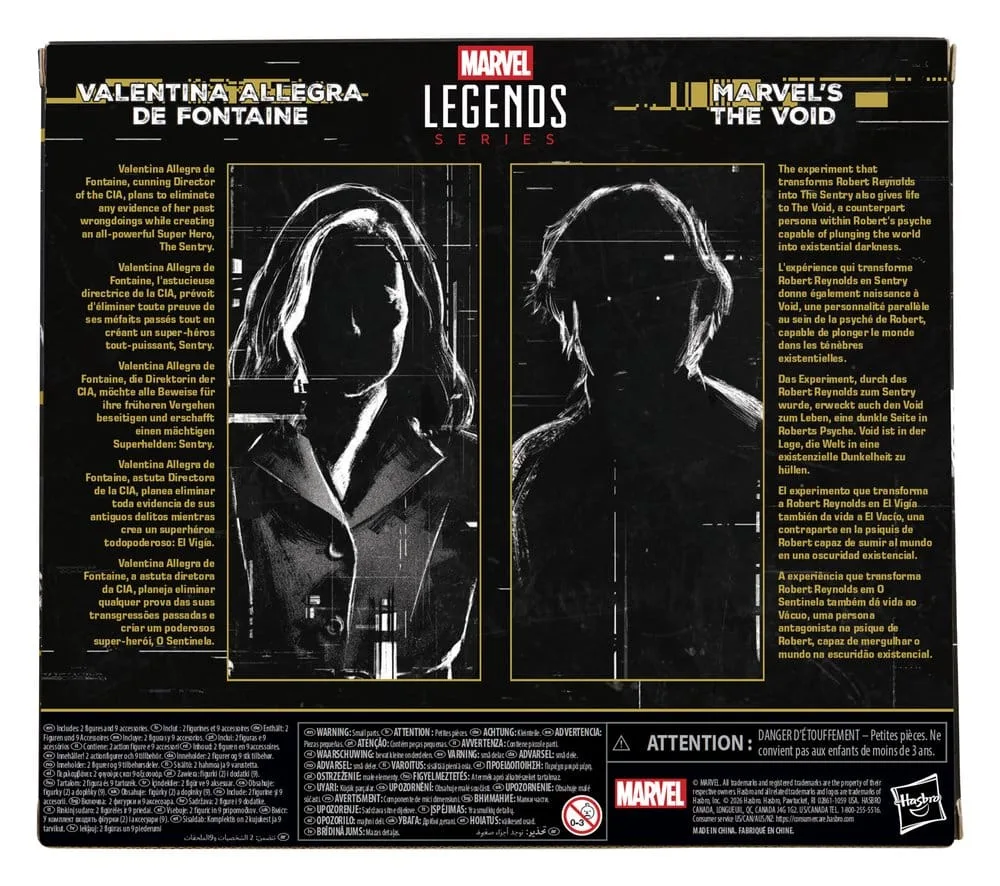 Thunderbolts Action Figure 2-Pack – Valentina & The Void 15 cm 2