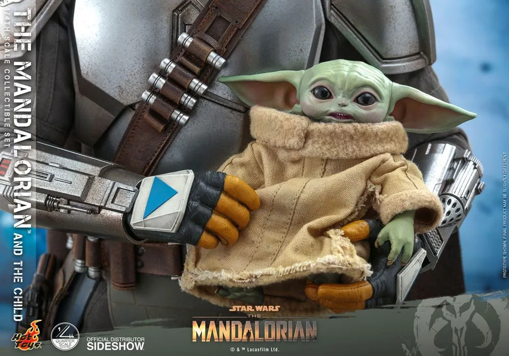 Star Wars Action Figure Set – The Mandalorian and The Child 1/4 8