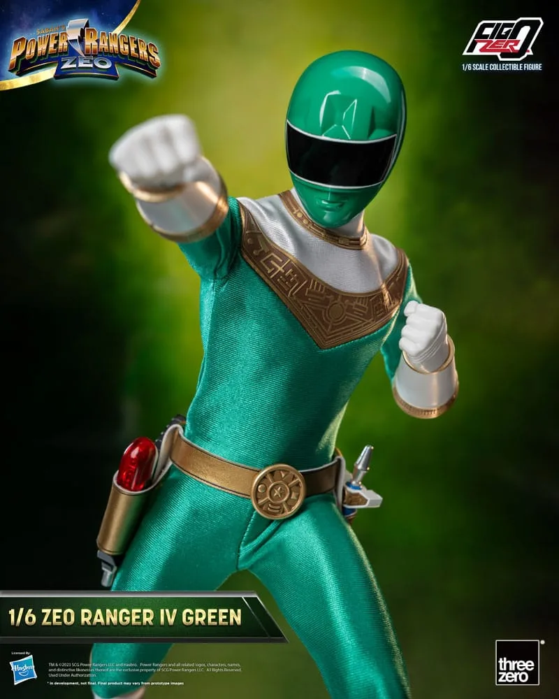 Power Rangers Zeo Action Figure – FigZero Ranger IV Green 30.7 cm 4