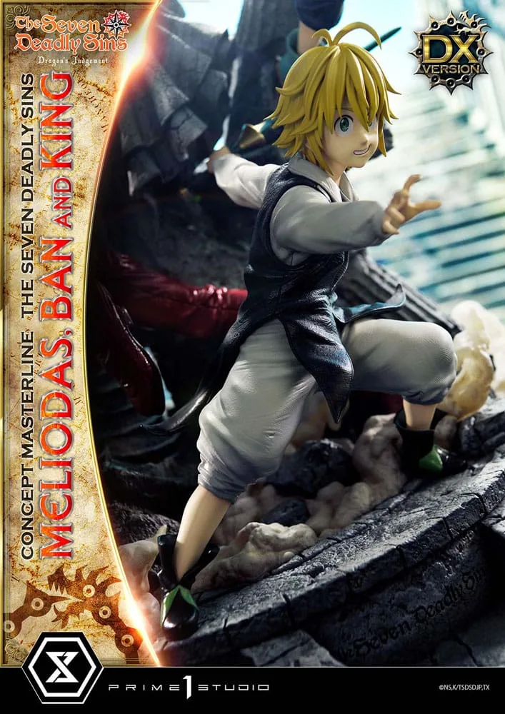 Seven Deadly Sins Statue – Meliodas Ban and King Deluxe 55 cm 21