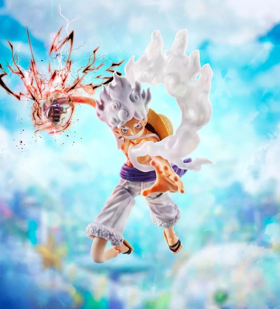 One Piece Action Figure – Luffy Gear 5 Future Island Egghead 15 cm 7