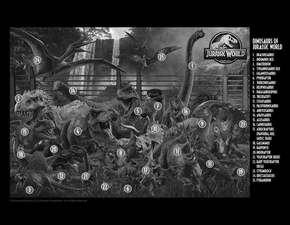 Jurassic World Jigsaw Puzzle – 3000 Pieces 2