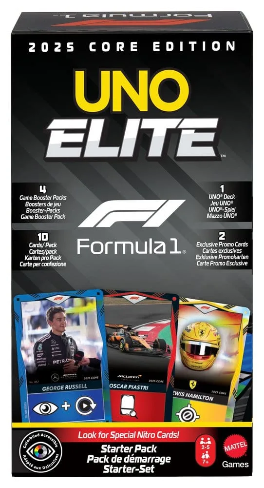 Formula 1 Card Game – UNO Elite F1 Starter Set