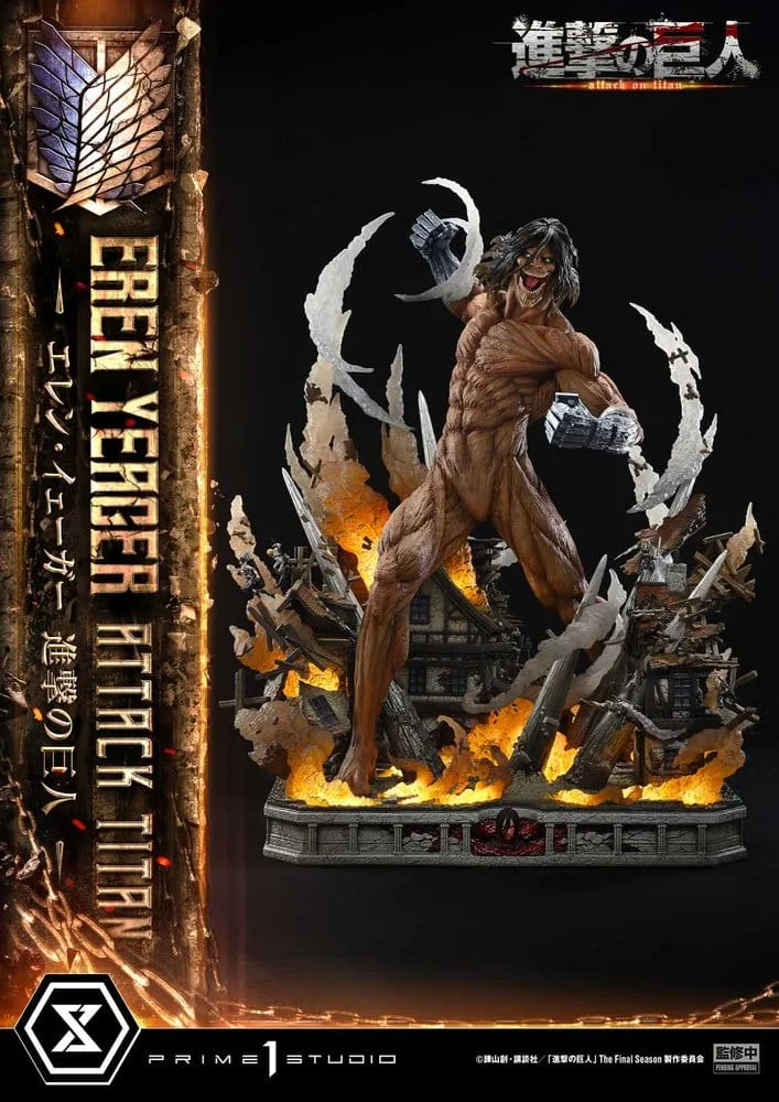 Attack on Titan Statue – Eren Yeager Attack Titan Bonus Version 81 cm 15