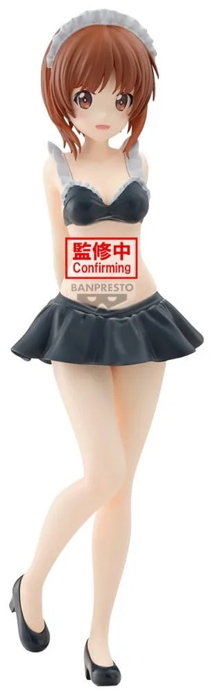 Girls und Panzer Figure – Miho Nishizumi Maid Swimsuit 27 cm
