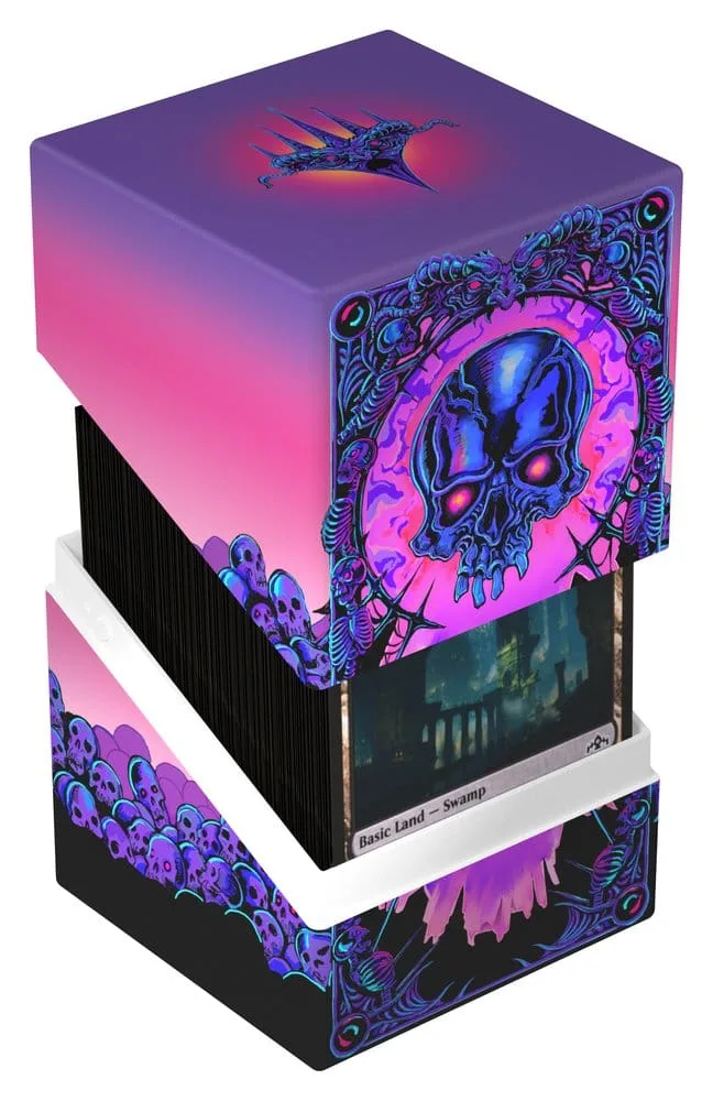 Magic the Gathering Deck Box – Boulder 100+ Mana Token Swamp 3