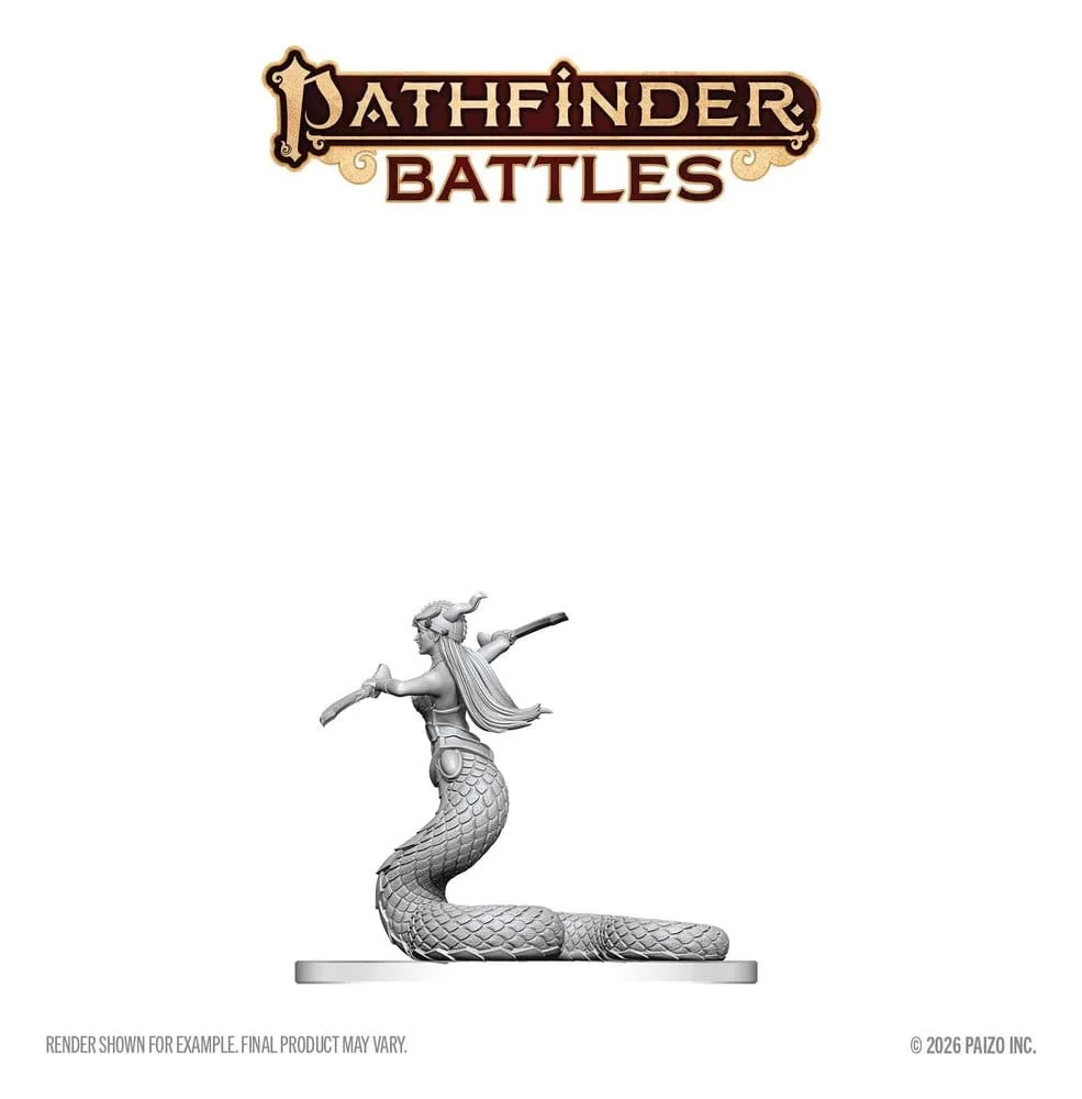 Pathfinder Battles miniatuur – Onbeschilderde Lamia Matriarch 13 cm 4