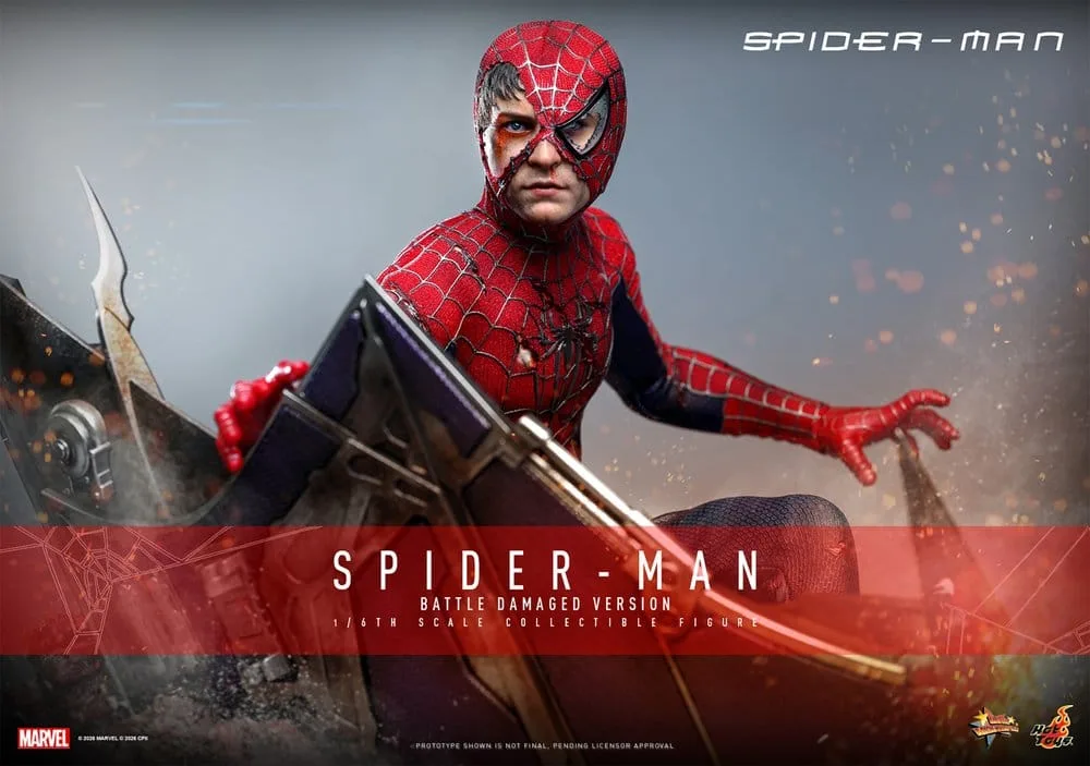 Spider-Man Action Figure – Battle Damaged 1/6 Scale 30 cm 2