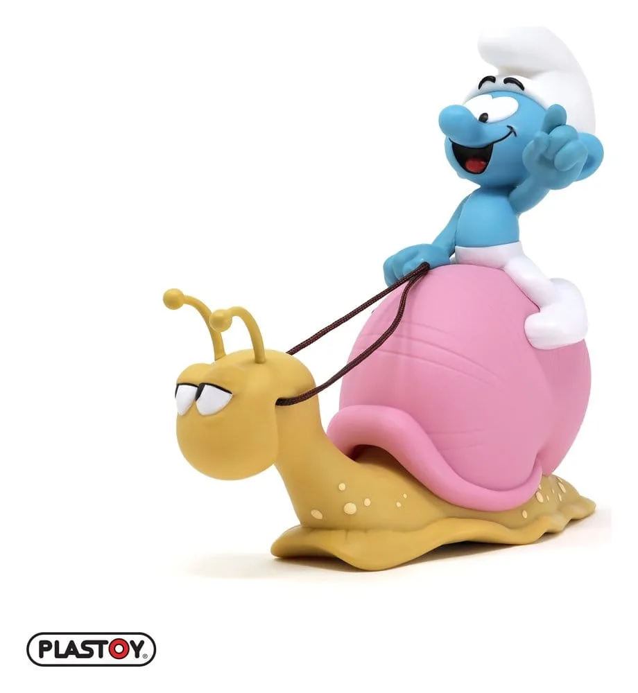 The Smurfs Money Box – Smurf on a Snail 19 cm 4