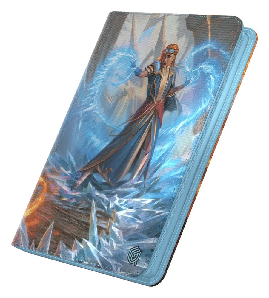 Magic the Gathering Card Binder – Red Mythic Blue Mythic Zipfolio 360