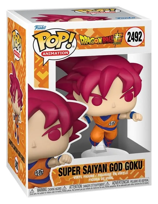 Dragon Ball Super Vinyl Figure – Goku Red 9 cm 2