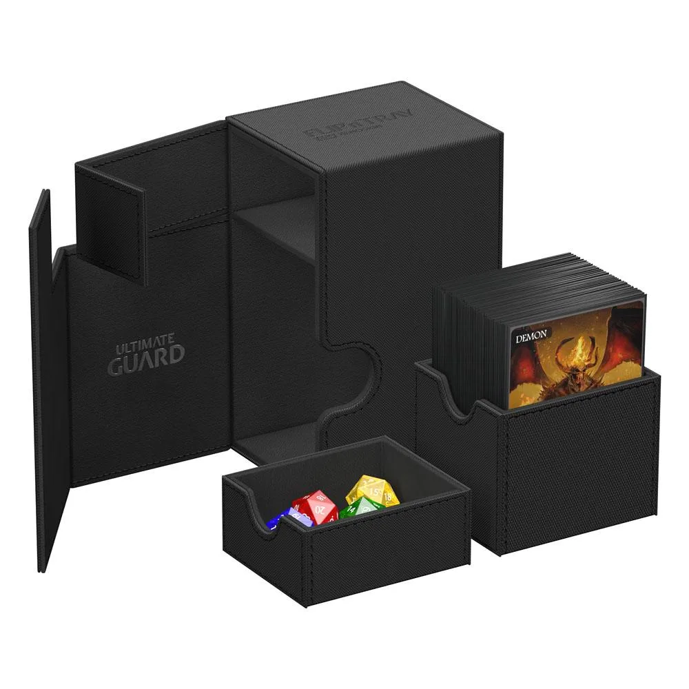 Ultimate Guard Deck Box – Flip’n’Tray 80+ Xenoskin Black 2