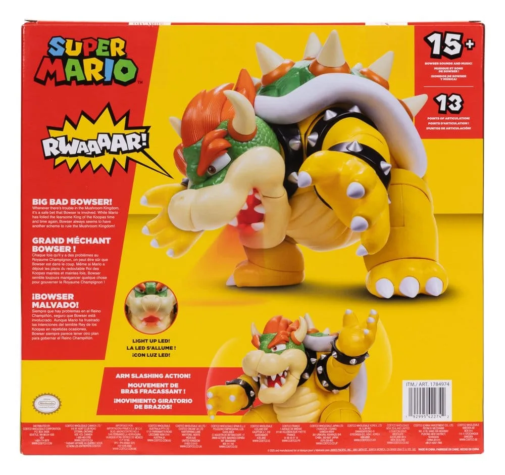 Super Mario Action Figure – Big Bad Bowser 30 cm 7