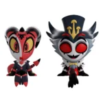Helluva Boss Vinyl Figures – Blitzo and Stolas Monitor Buddiez 1