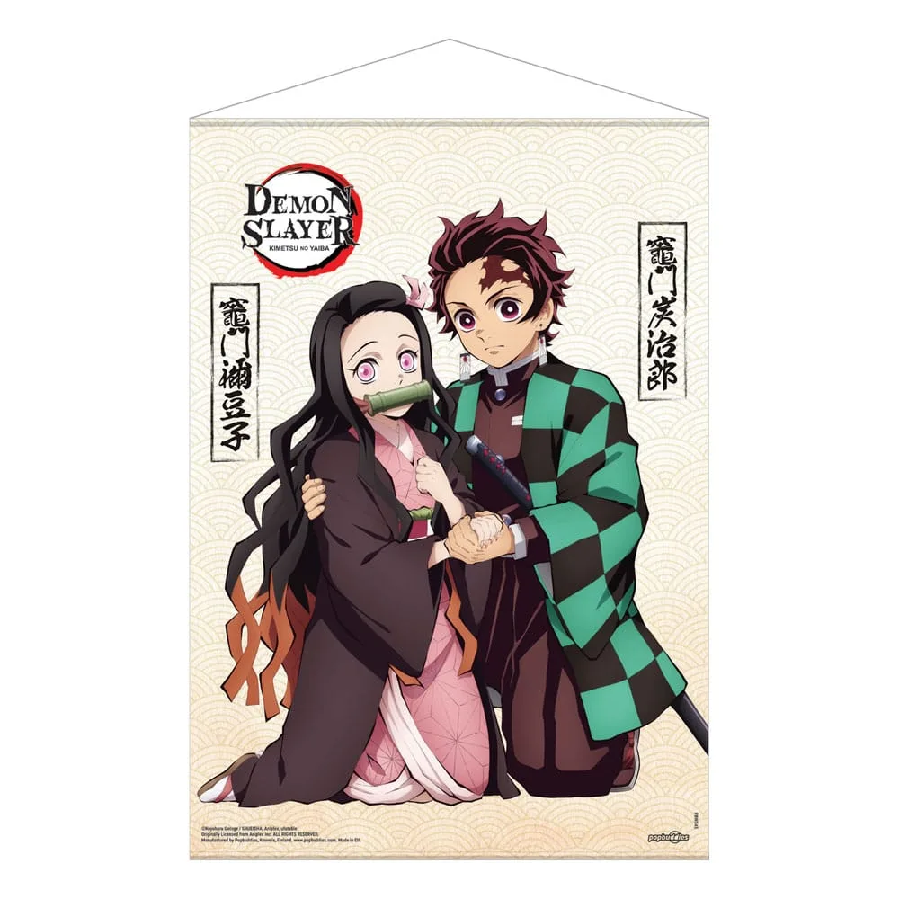 Demon Slayer Wallscroll – Tanjiro and Nezuko Kamado 50 x 70 cm