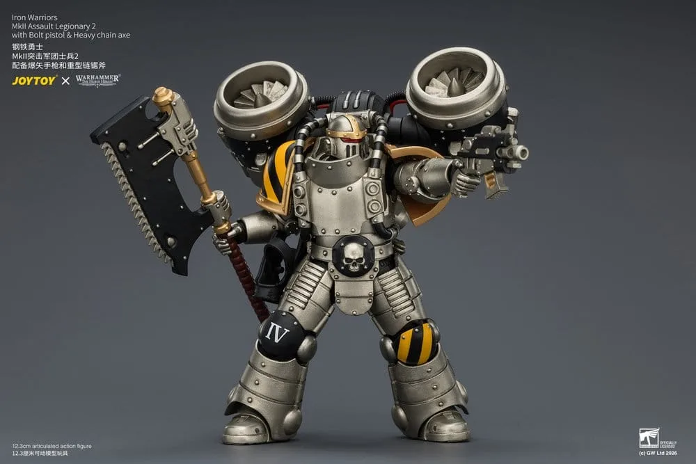 Warhammer Figure – Iron Warriors MkII Assault Legionary 2 12.3 cm 15