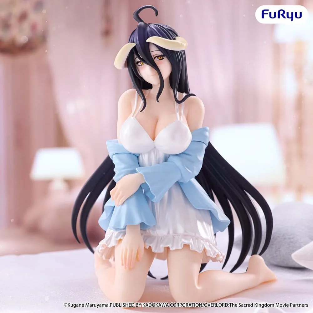 Overlord Noodle Stopper Figure – Albedo Pearl White Loungewear 12 cm 3