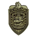Five Nights at Freddy’s Replica Badge – Antique Brass 90 x 55 mm 1