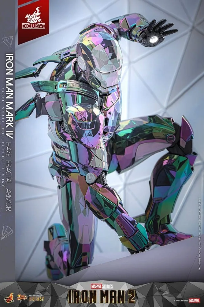 Iron Man 2 Action Figure – Mark IV Haze Fractal Armor 33 cm 15