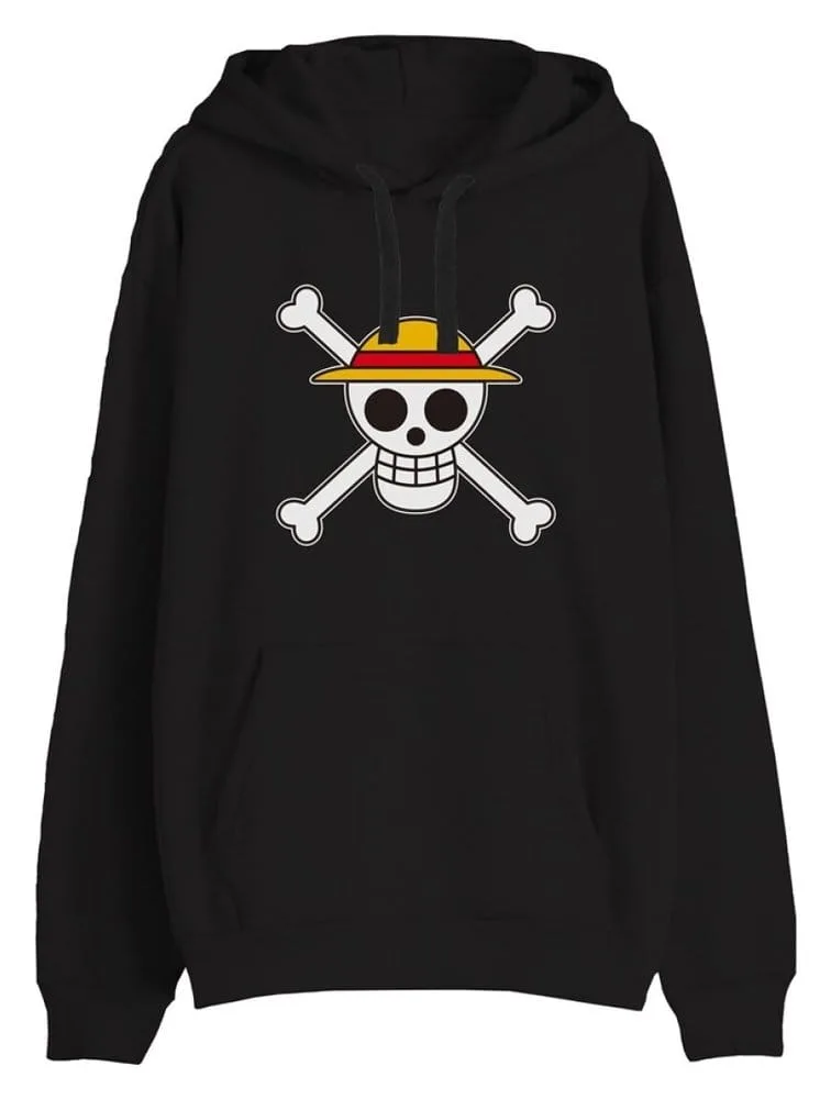 One Piece Sweater – Black Skull Design
