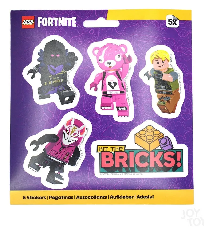LEGO Fortnite Sticker Set – Hit the Bricks 5 Stickers