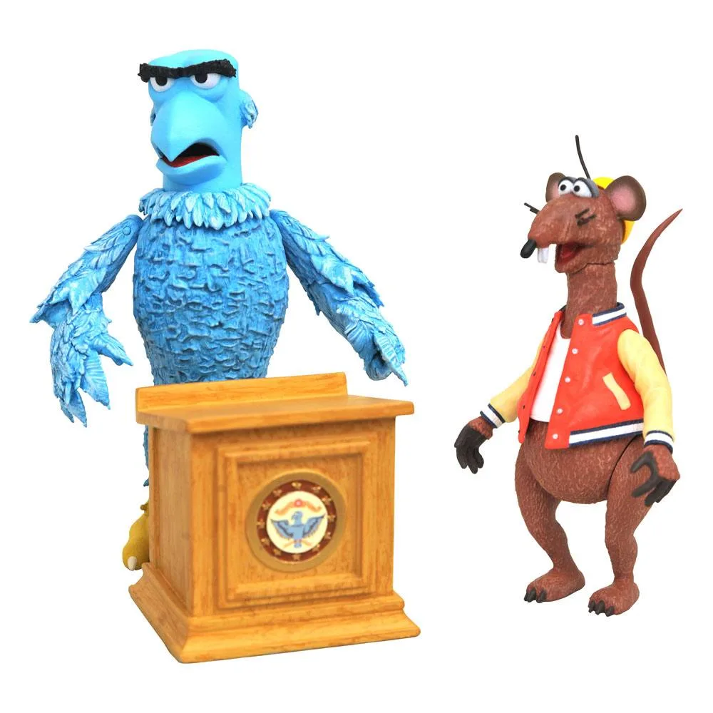 The Muppets Action Figure 2-Pack – Sam the Eagle & Rizzo