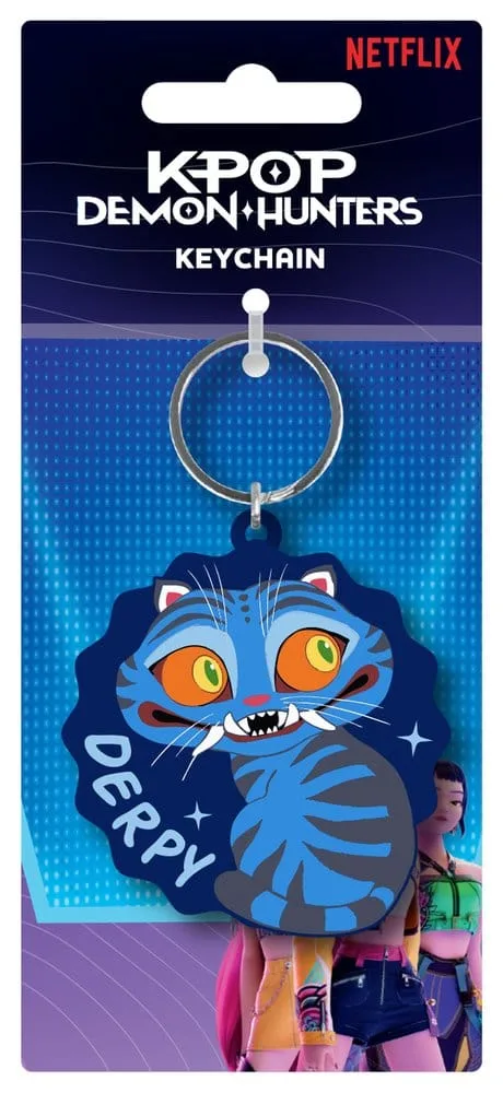 KPop Demon Hunters Keychain – Derpy Tiger