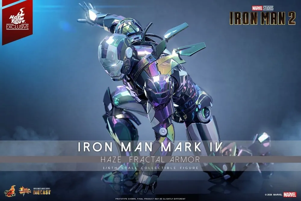 Iron Man 2 Action Figure – Mark IV Haze Fractal Armor 33 cm 2