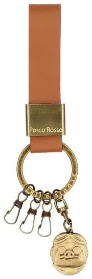Porco Rosso Leather Keychain – Marco