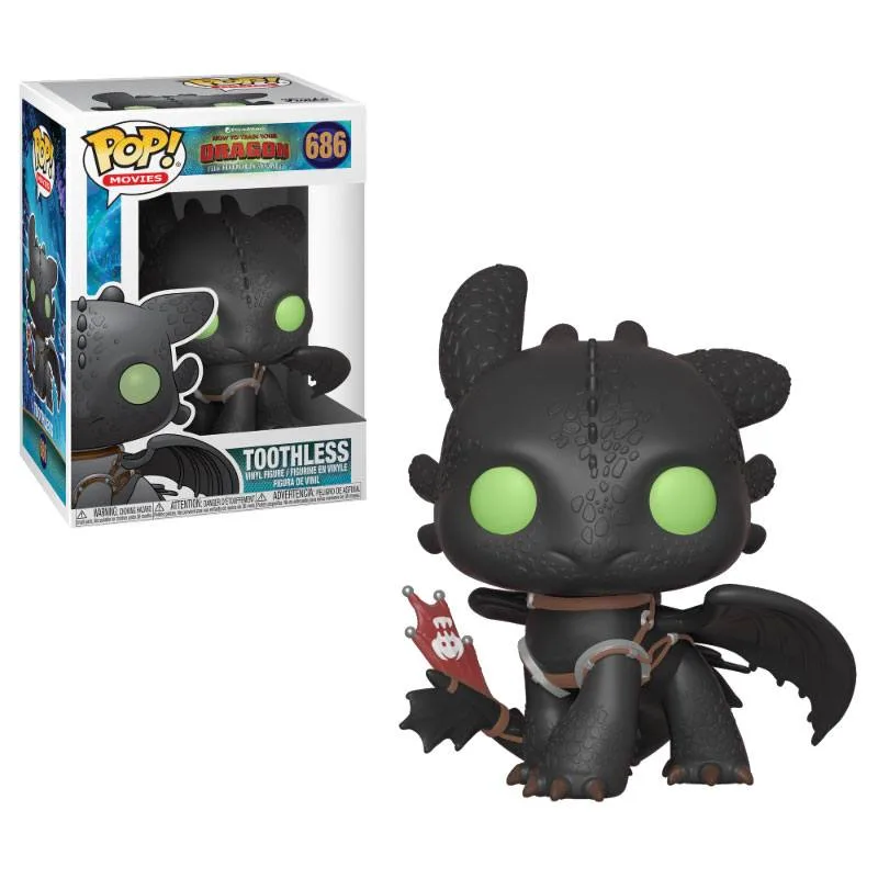 How to Train Your Dragon 3 Vinyl Figure – Toothless Pop! 9 cm