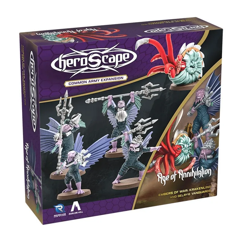 Heroscape Army Expansion – Krakenling and Gelryie Vanguards