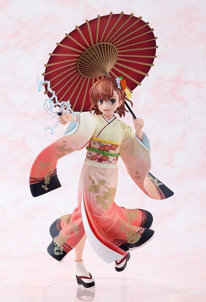 A Certain Scientific Railgun T Statue – Mikoto Misaka Kimono 28 cm 11