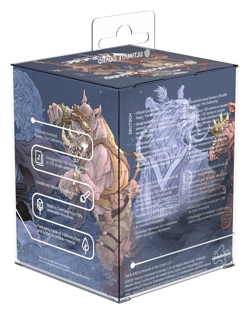 MTG TMNT Deck Box – Boulder 100+ Technodrome Battle 10