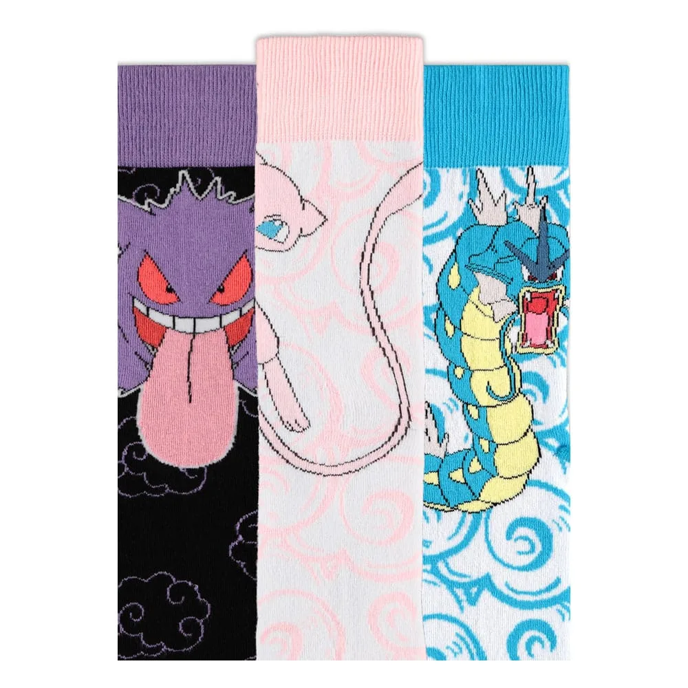 Pokémon Crew Socks – 3-Pack EU 39-42 2