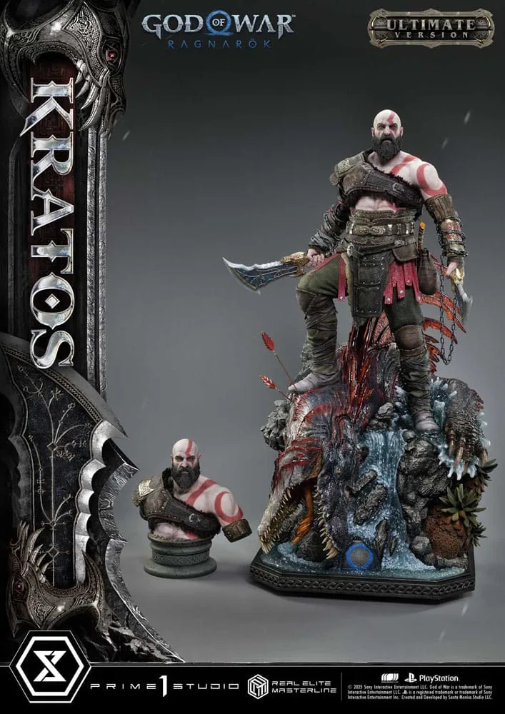 God of War Ragnarok Statue – Kratos Ultimate Bonus 95 cm 21