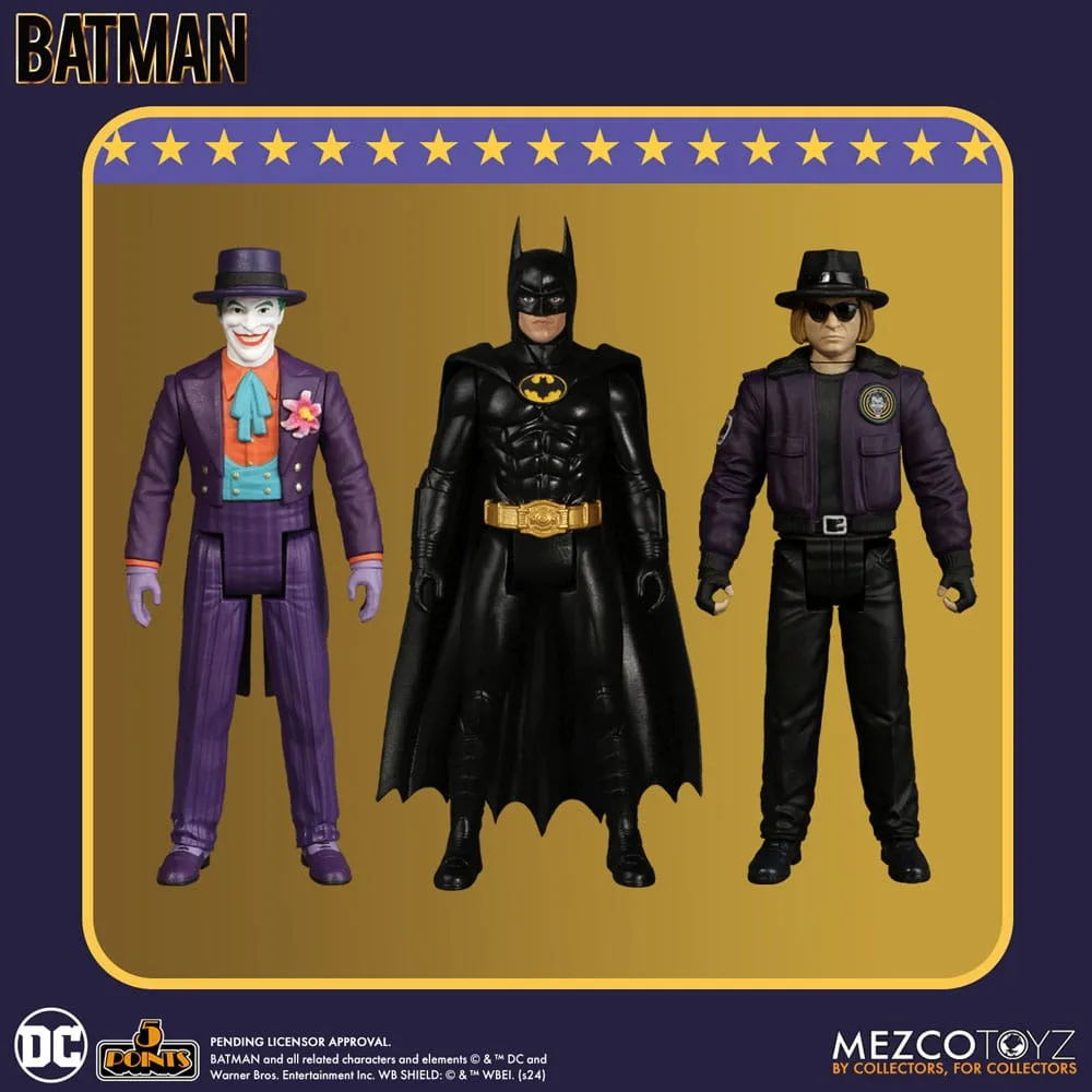 Batman 1989 Action Figure Assortment – 5 Points 24 Figures 9 cm 11