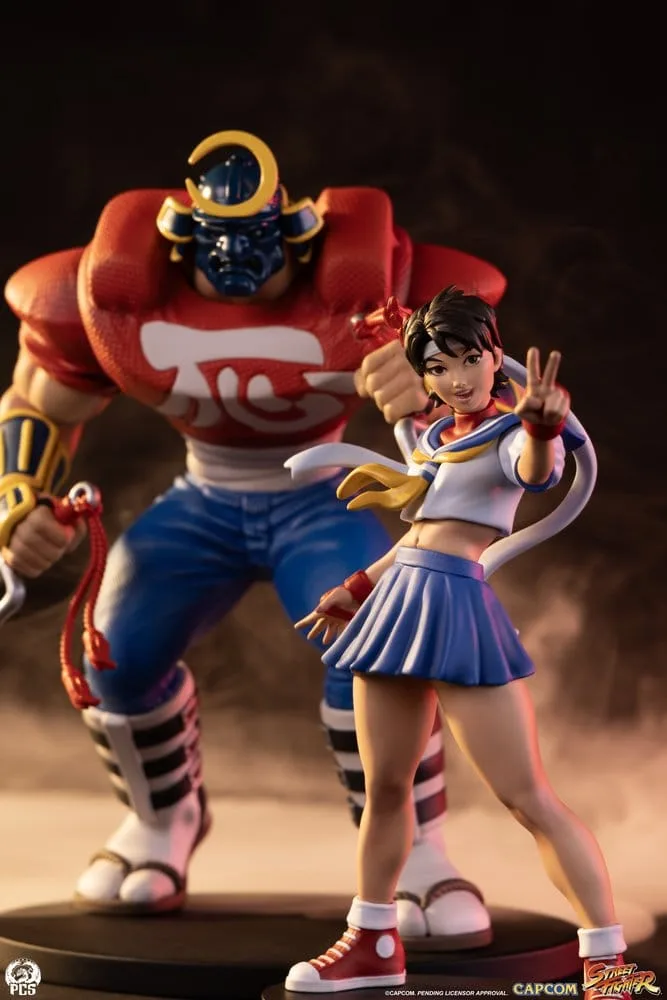 Street Fighter Statue Set – Street Jam Sakura & Sodom 22 cm 17