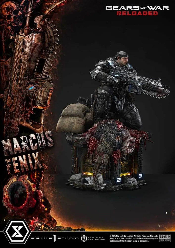 Gears of War Statue – Marcus Fenix Ultimate 97 cm 10