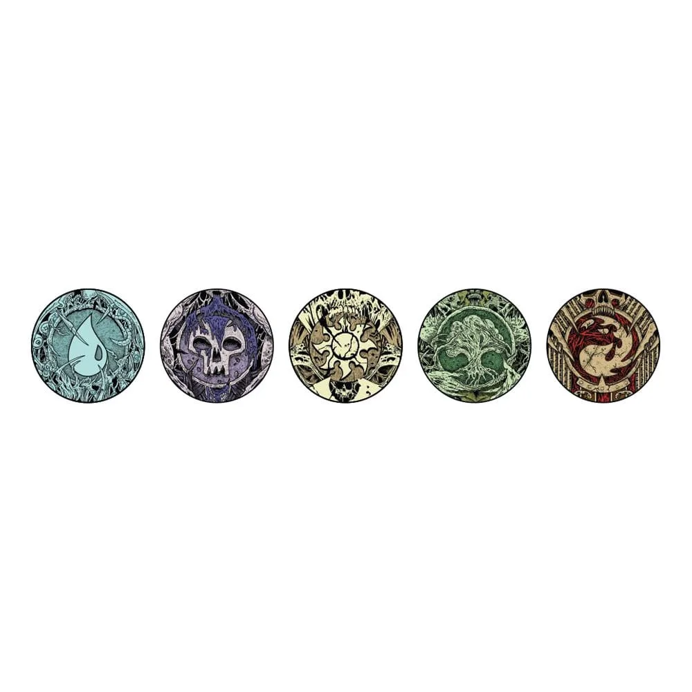Magic The Gathering Pins – Phyrexia Infected Lands 10 Blind Boxes 3